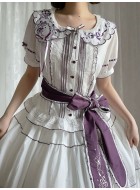 Miss Point Four-Season Orchard Embroidered Blouse(Reservation/2 Colours/Full Payment Without Shipping)